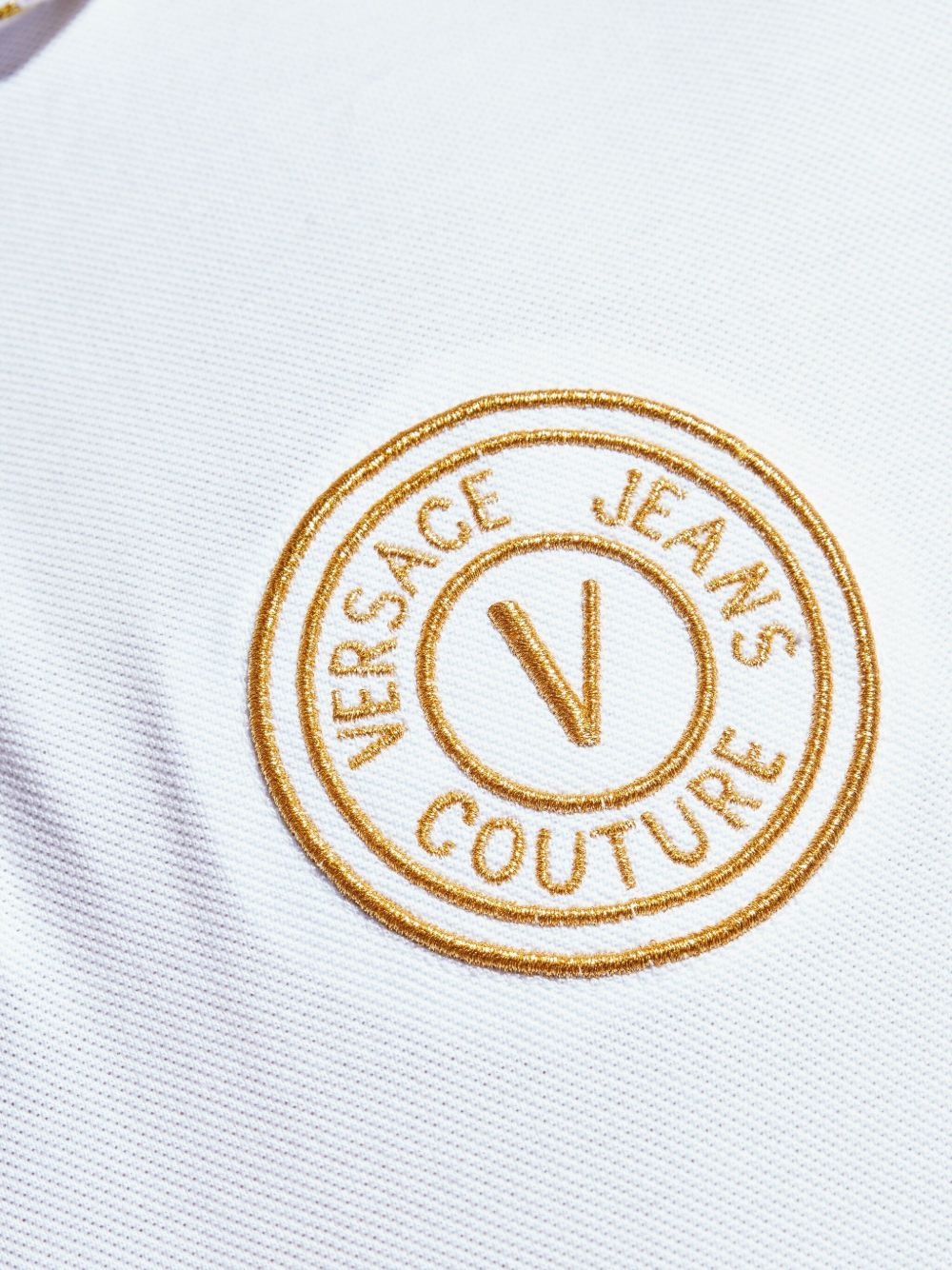 logo-embroidered polo shirt - 5