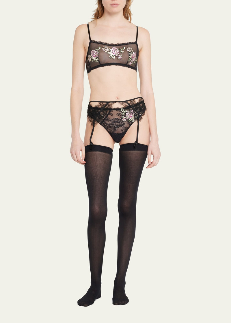 KIKI DE MONTPARNASSE Scalloped Lace Garter Belt outlook