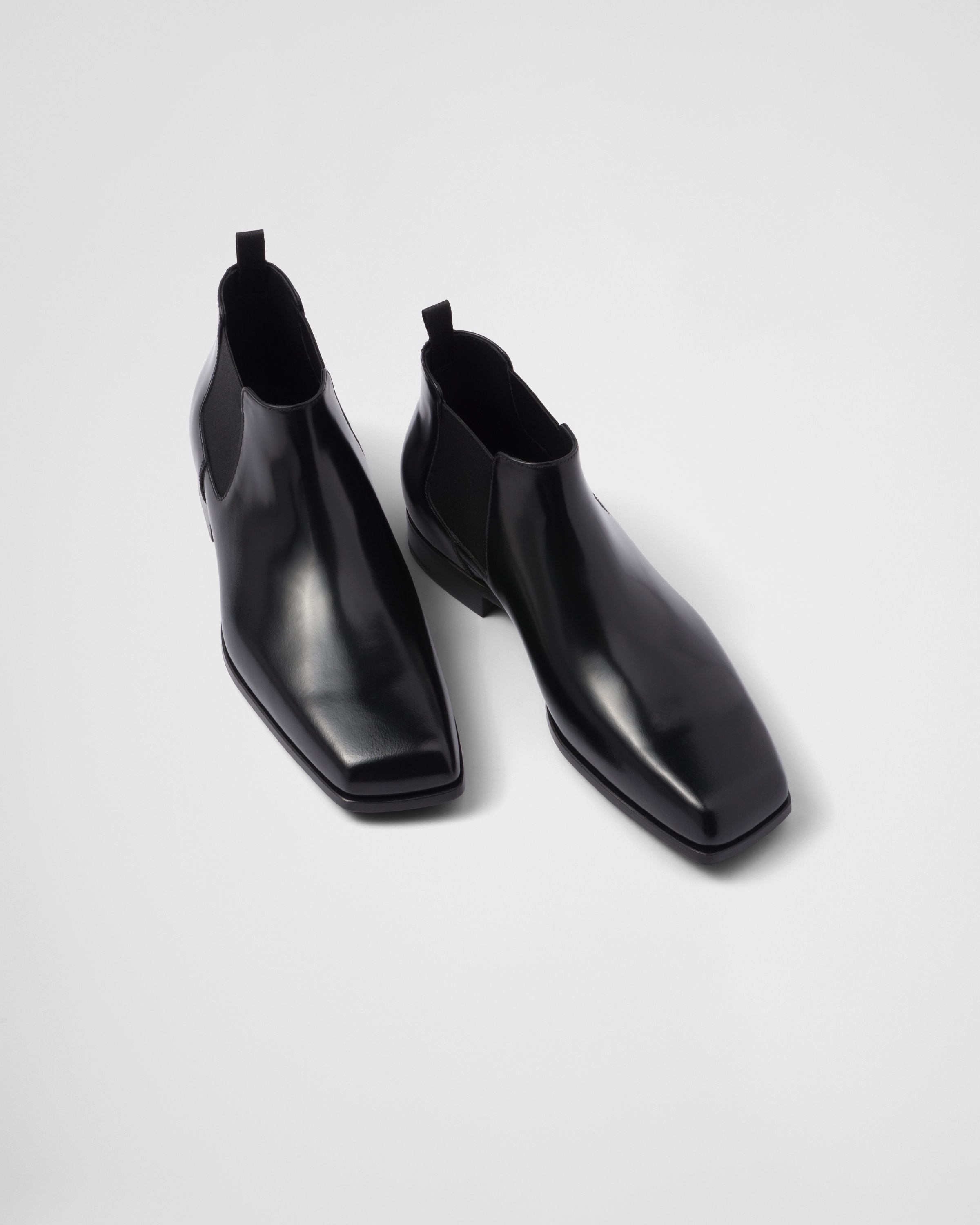 Brushed leather Chelsea boots - 4