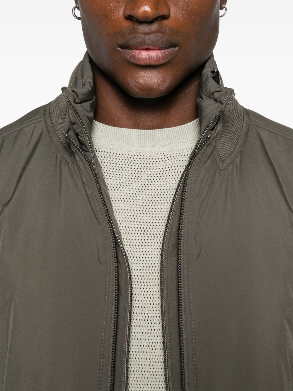 hooded bomber jacket - 5