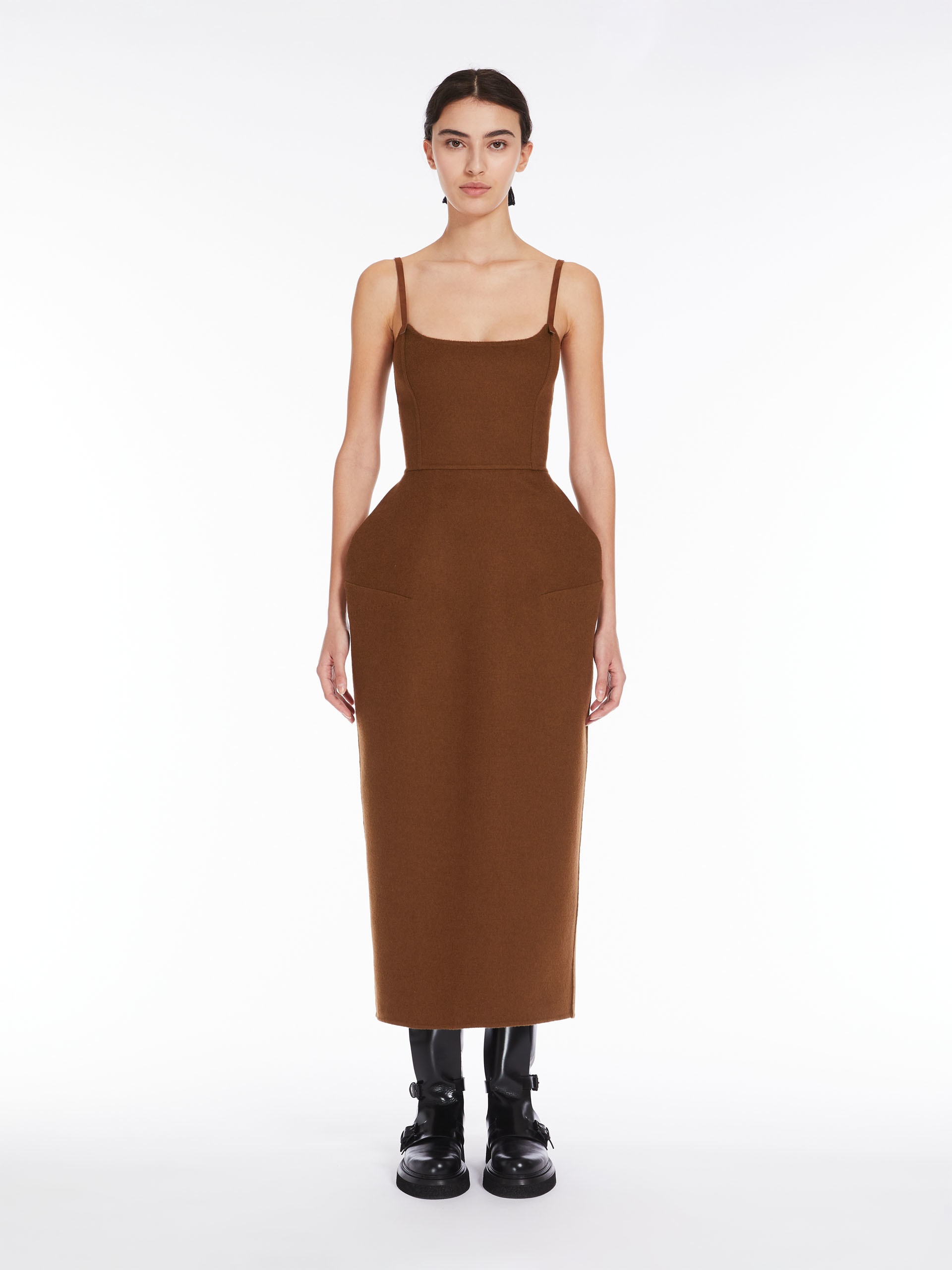 Max Mara BEA Camel colour midi dress | REVERSIBLE
