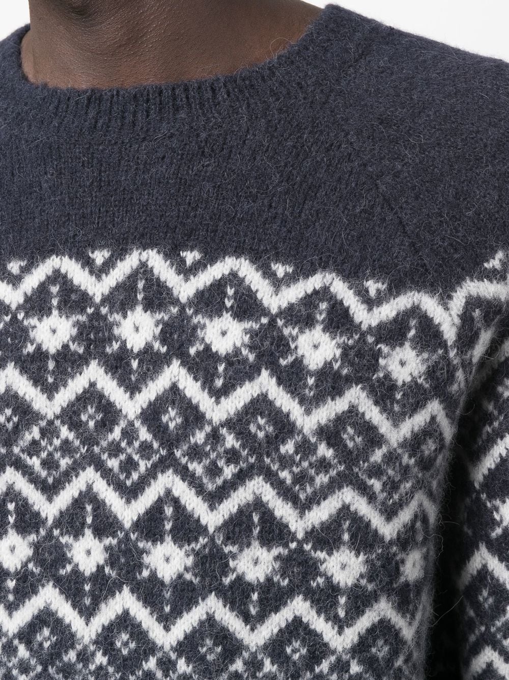 intarsia-knit wool-blend jumper - 5