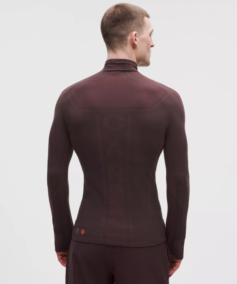 Team Canada Men's Seamless Mockneck Base Layer *COC Logo 3
