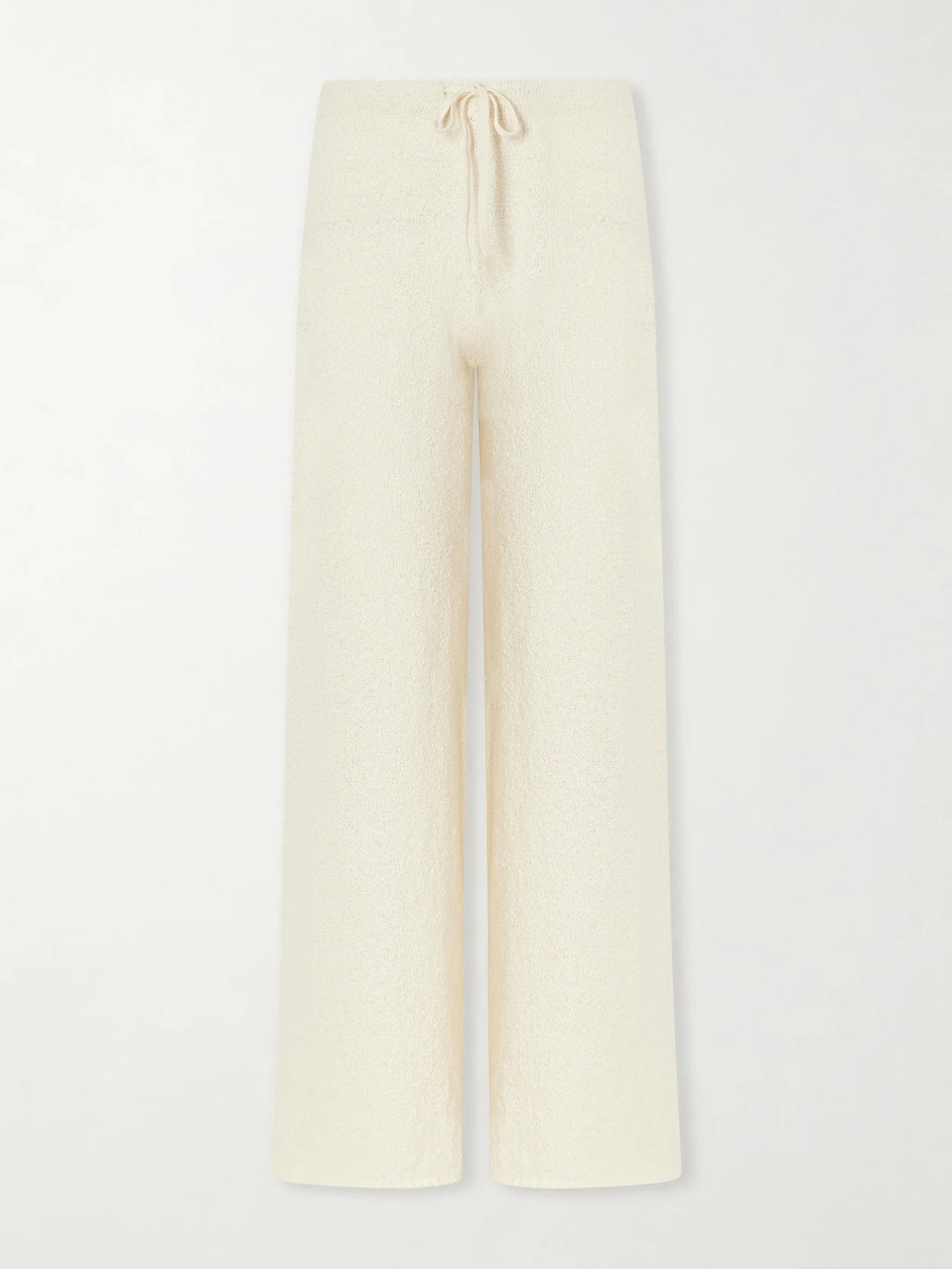 Calla Cotton-bouclé Flared Pants - 1