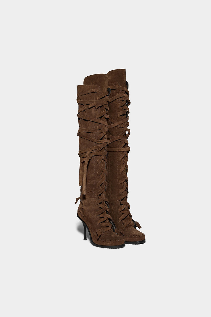 FRINGES HEELED BOOTS 3