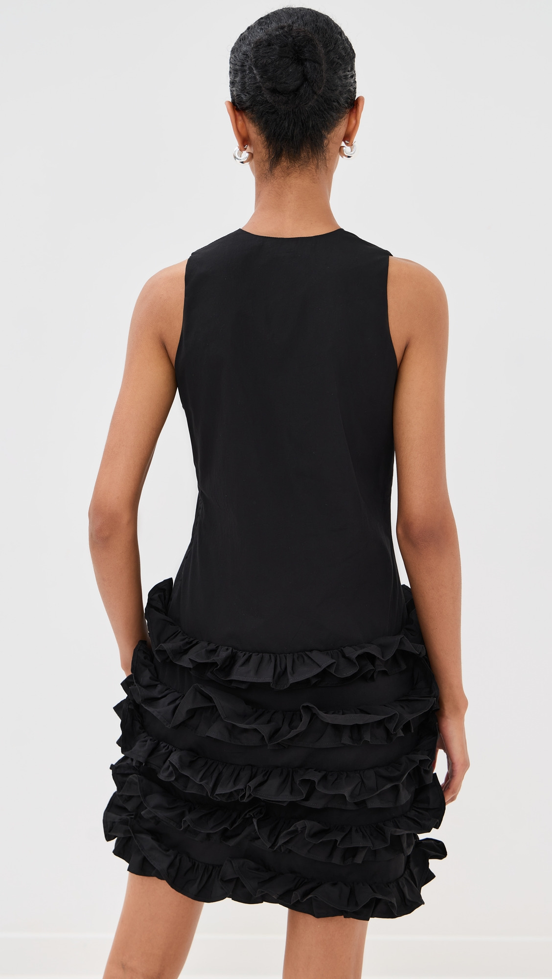 Scenic Cotton Frill Dress - 2