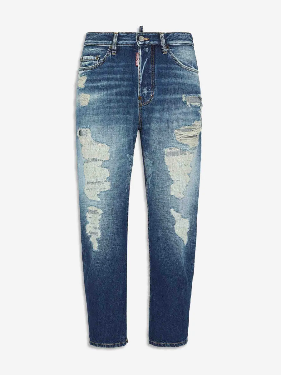 DSQUARED2 Distressed Bro Jeans - 1