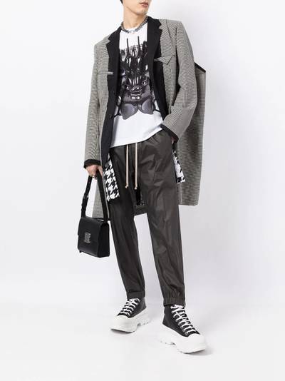 Comme des Garçons Homme Plus panelled single-breasted blazer outlook