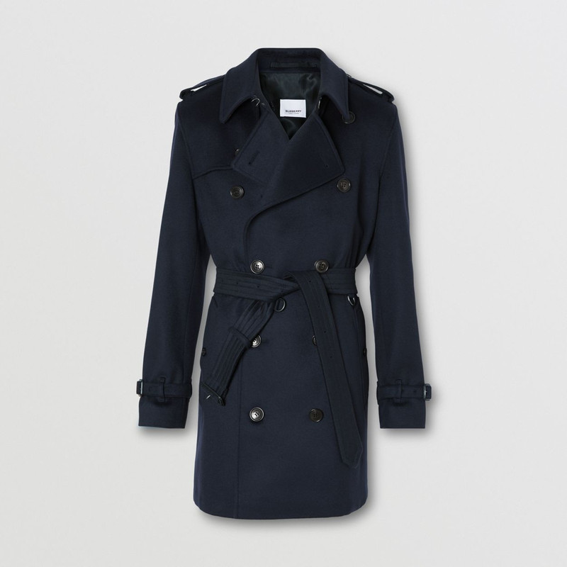 Wool Cashmere Trench Coat 1