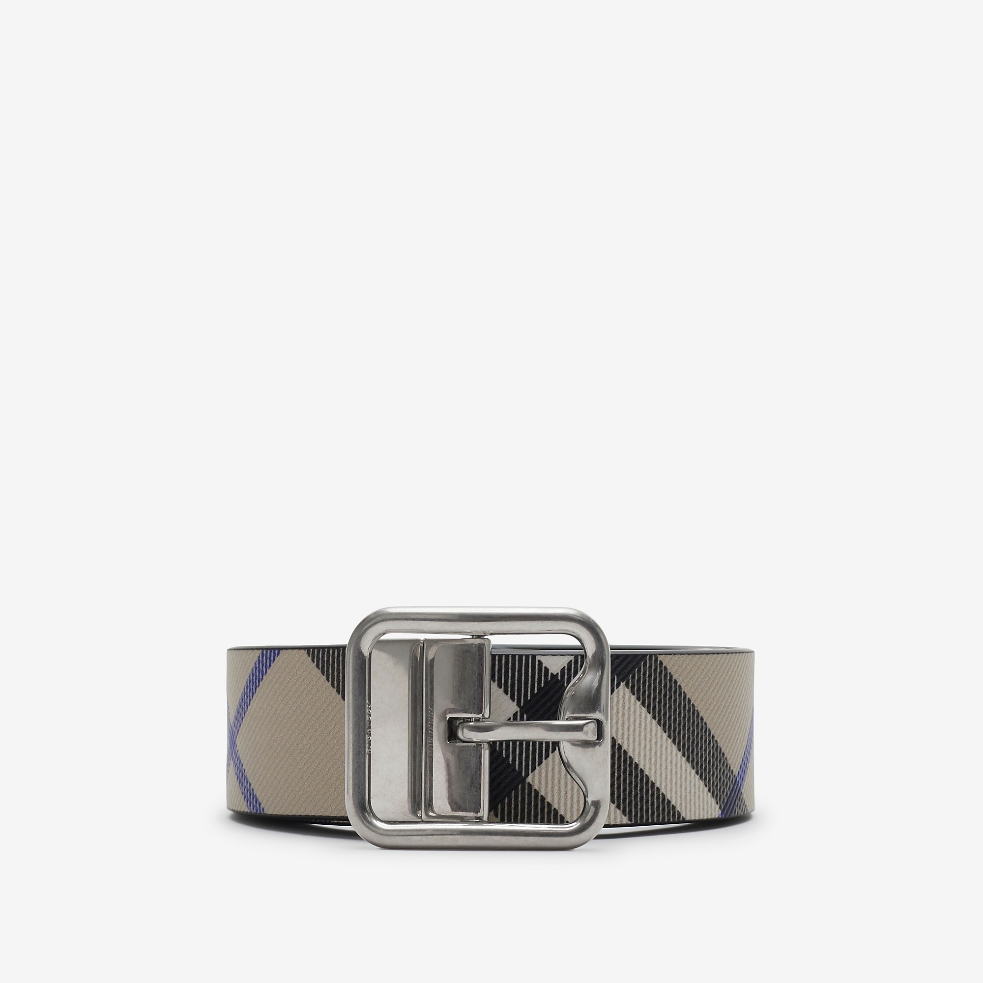 Reversible Check B Buckle Belt - 1