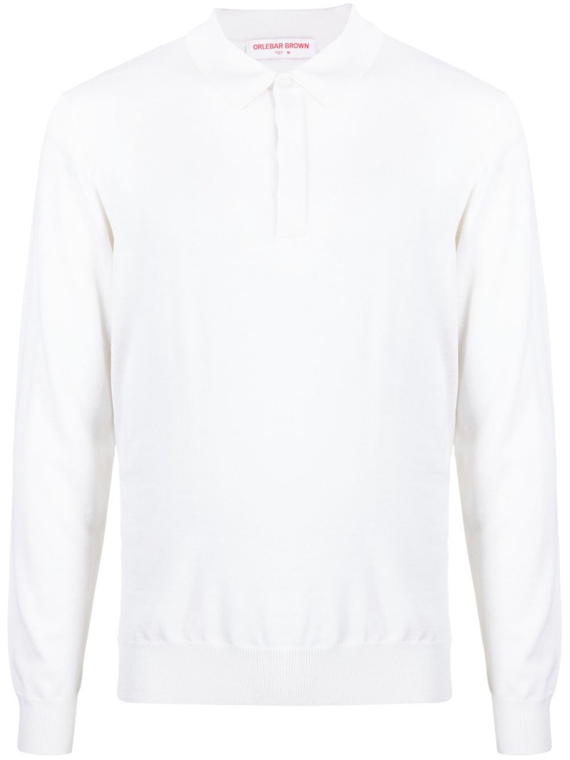 Ebro knitted wool polo shirt 1