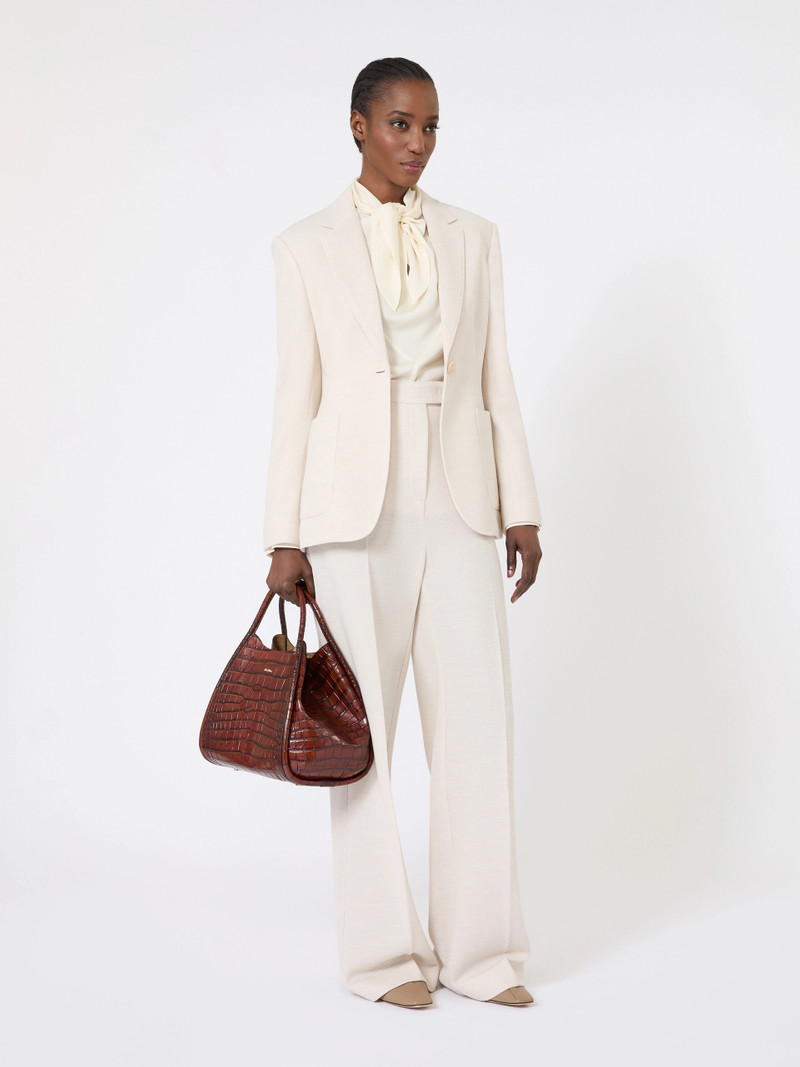 Max Mara Silk charmeuse blouse - IVORY outlook