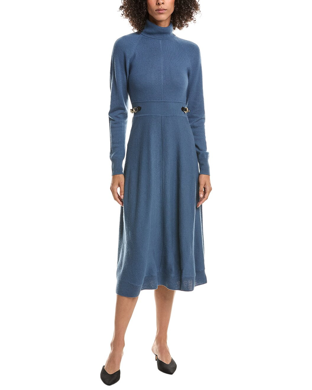 Derek Lam 10 Crosby Becky Horsebit Wool Sweaterdress - 1