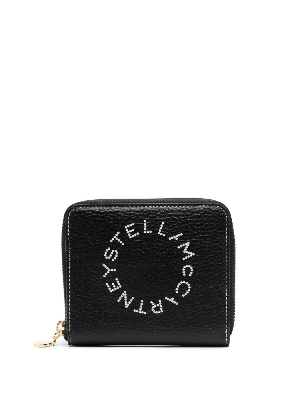 logo-print detail zipped wallet - 1