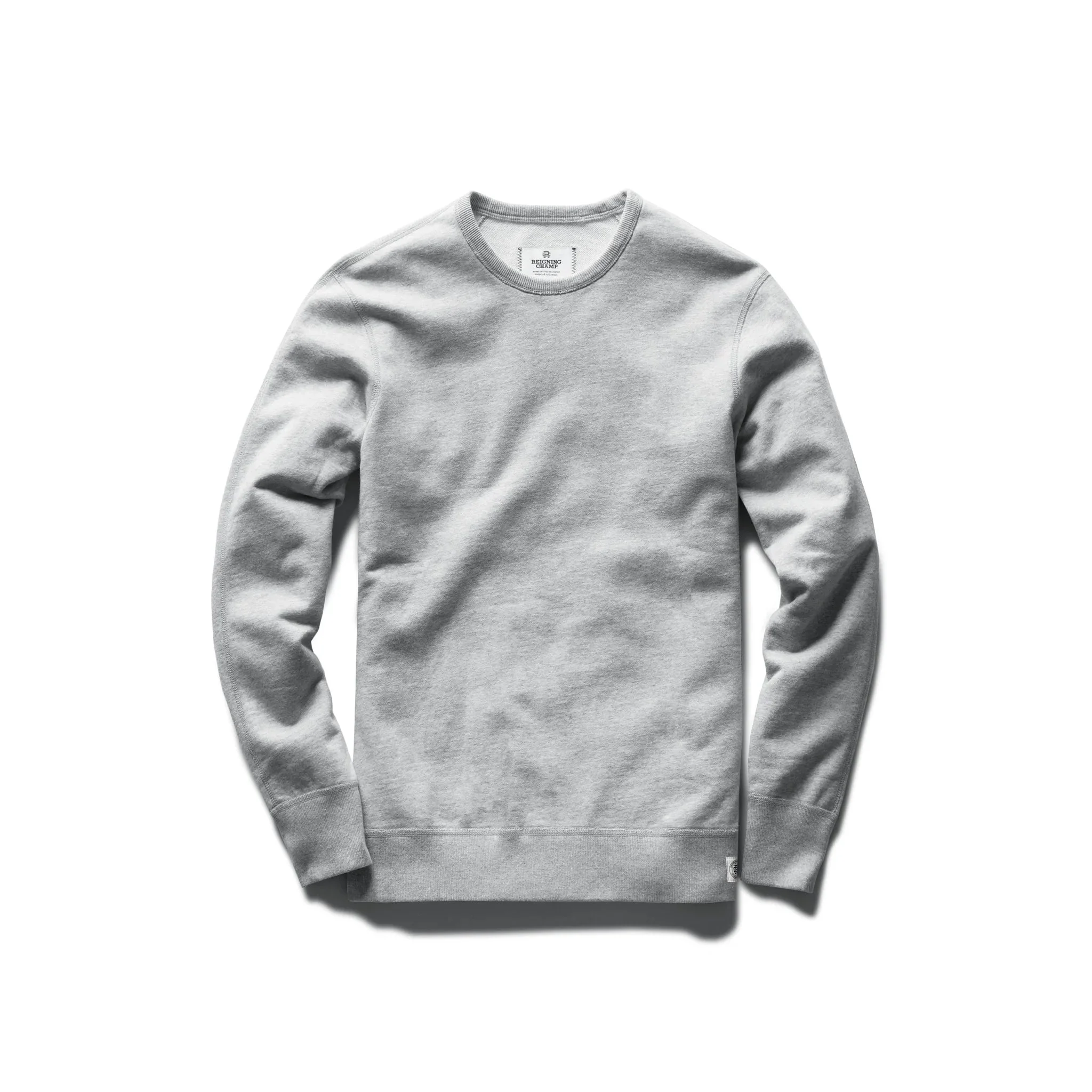 Lightweight Terry Crewneck Heather Grey - 1