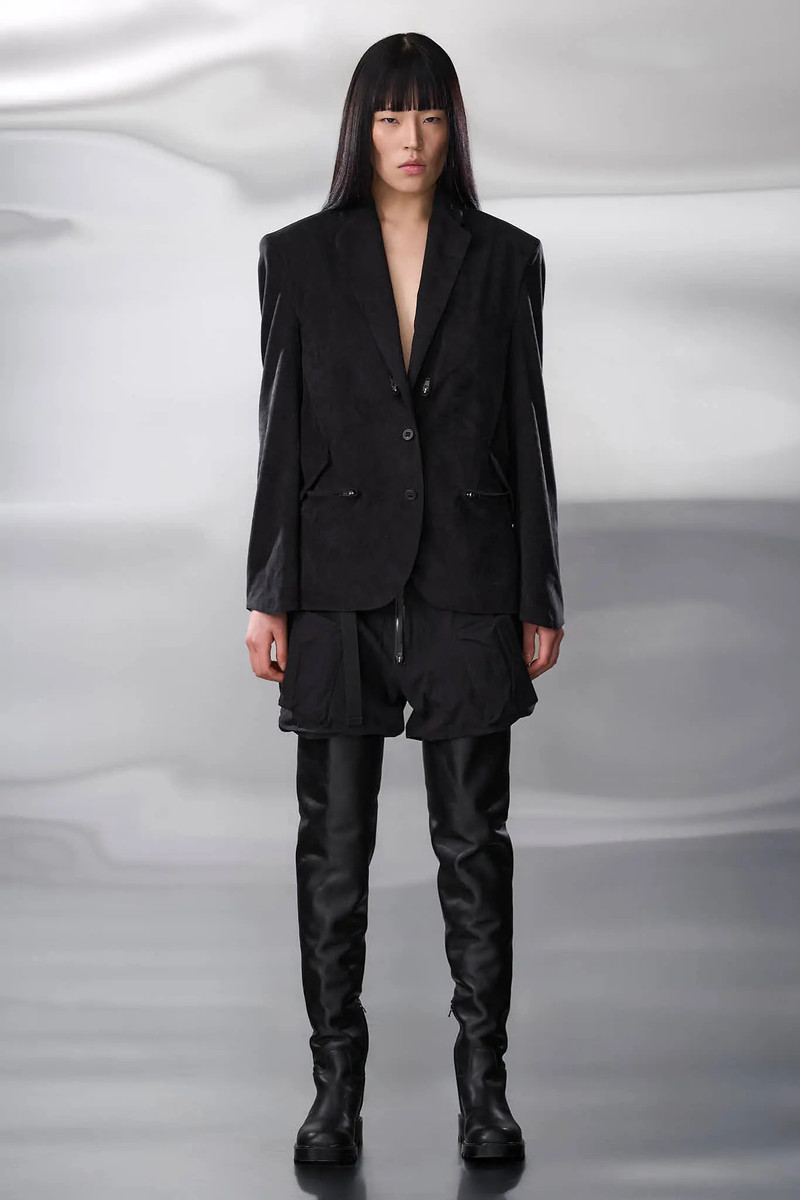 J130-TO Scrim Laced Ultra-Microfiber Blazer 47