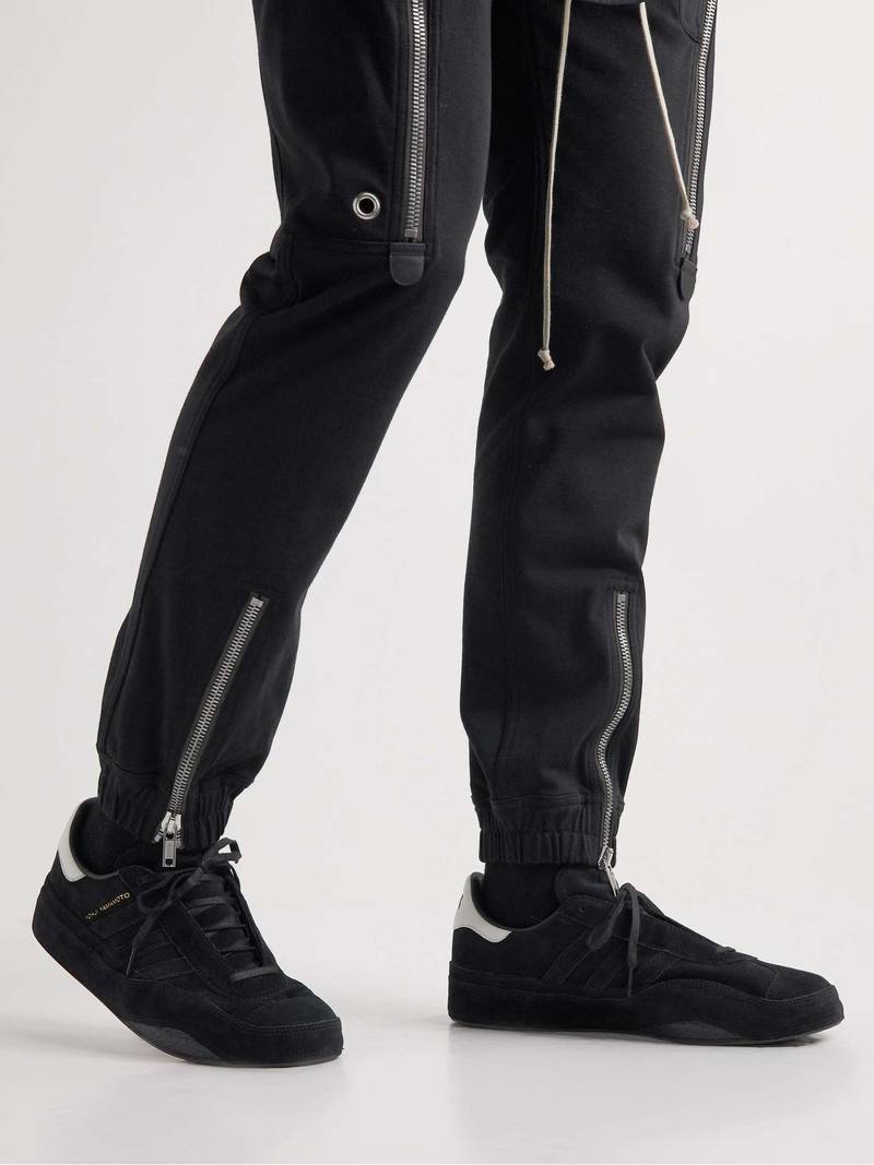 Y-3 Gazelle Leather-Trimmed Suede Sneakers outlook