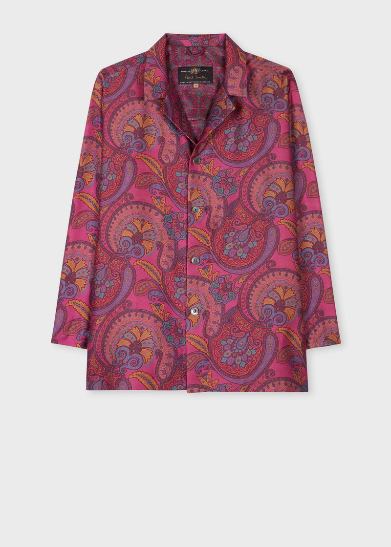 Daniel Hanson For Paul Smith - Paisley Silk Pyjama Shirt 1