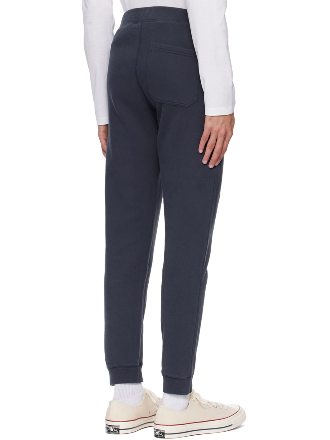 Navy Slim-Fit Sweatpants - 3