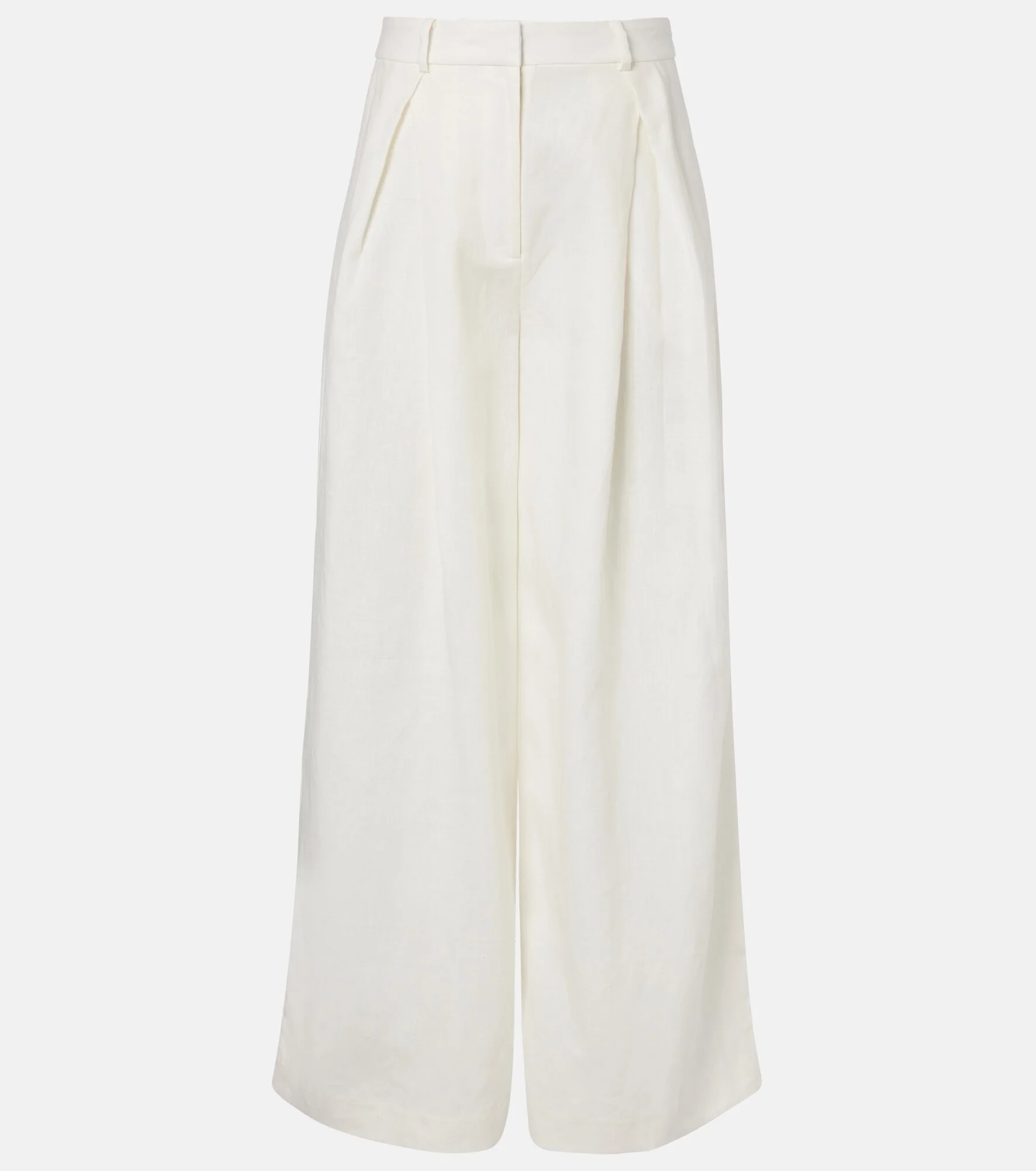 Sofia linen wide-leg pants - 1