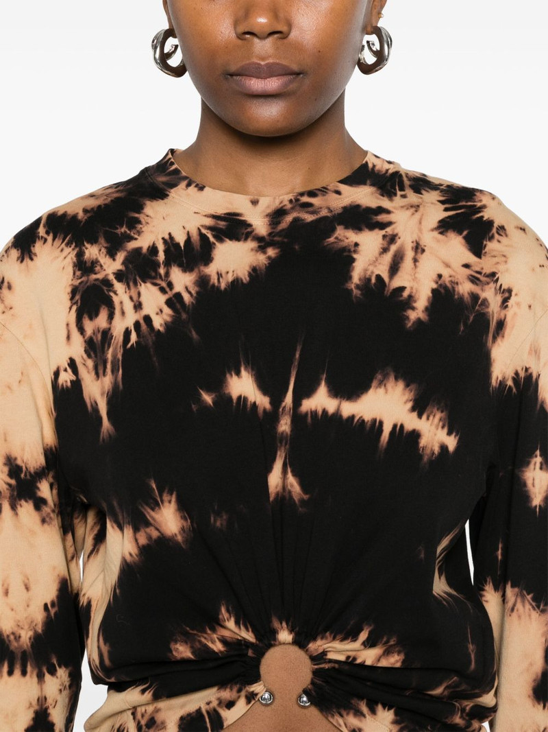 abstract-print T-shirt 5