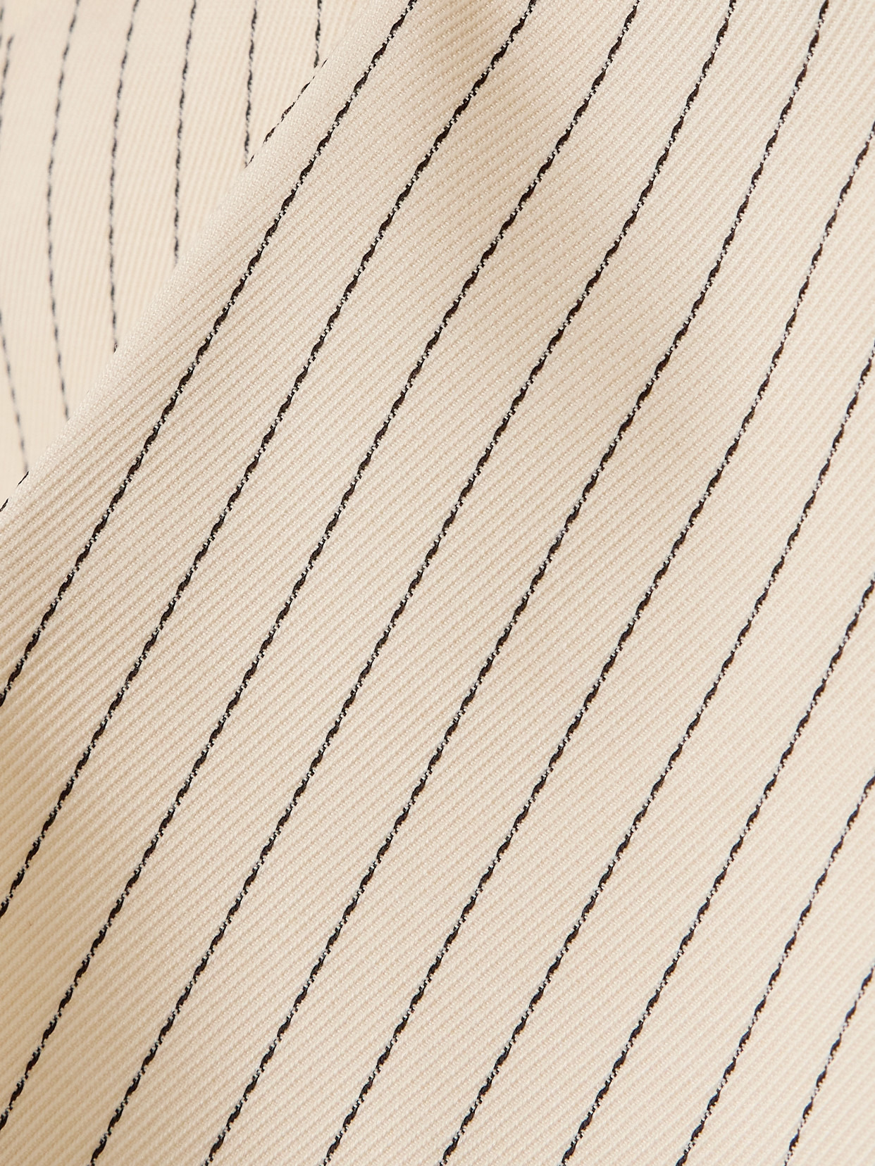 Kate Pinstriped Twill Shorts - 4