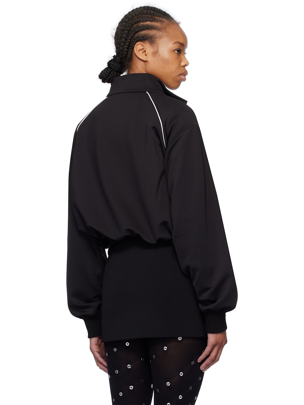 Black Logo Track Jacket - 3