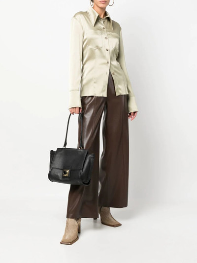 Etro grained leather tote bag outlook