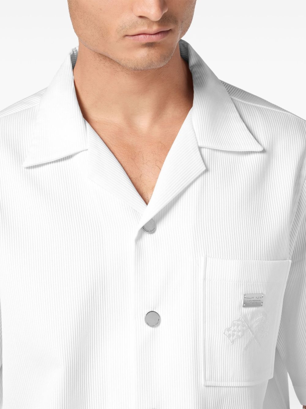ribbed bowling shirt - 5