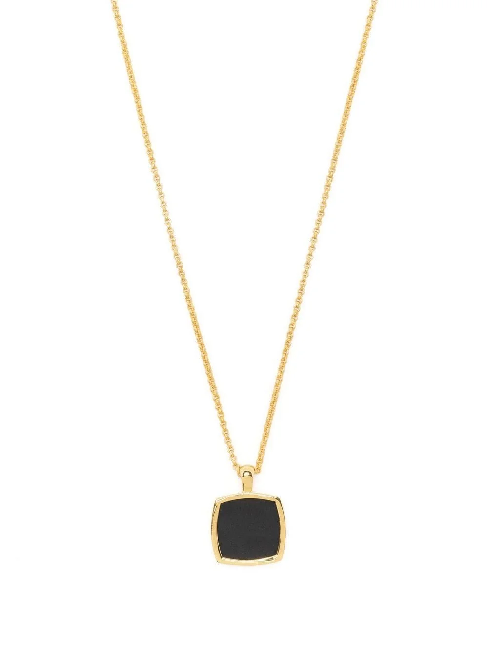 Cushion onyx pendant necklace - 1