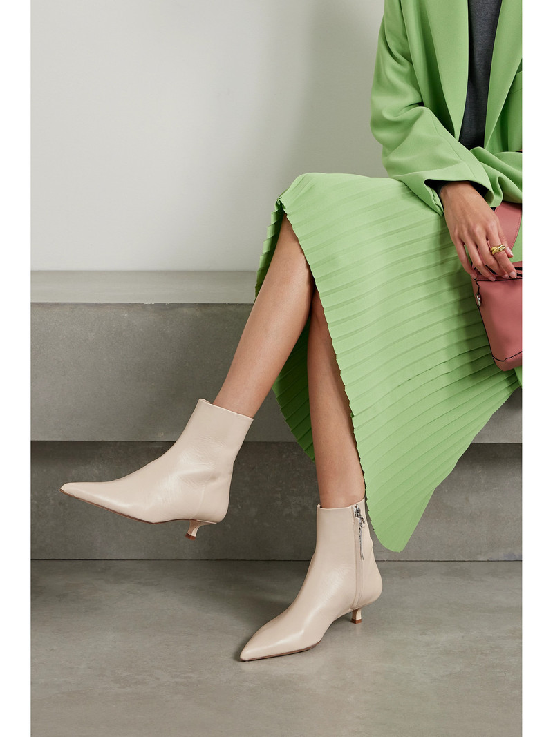 Aeyde Sofie Leather Ankle Boots outlook