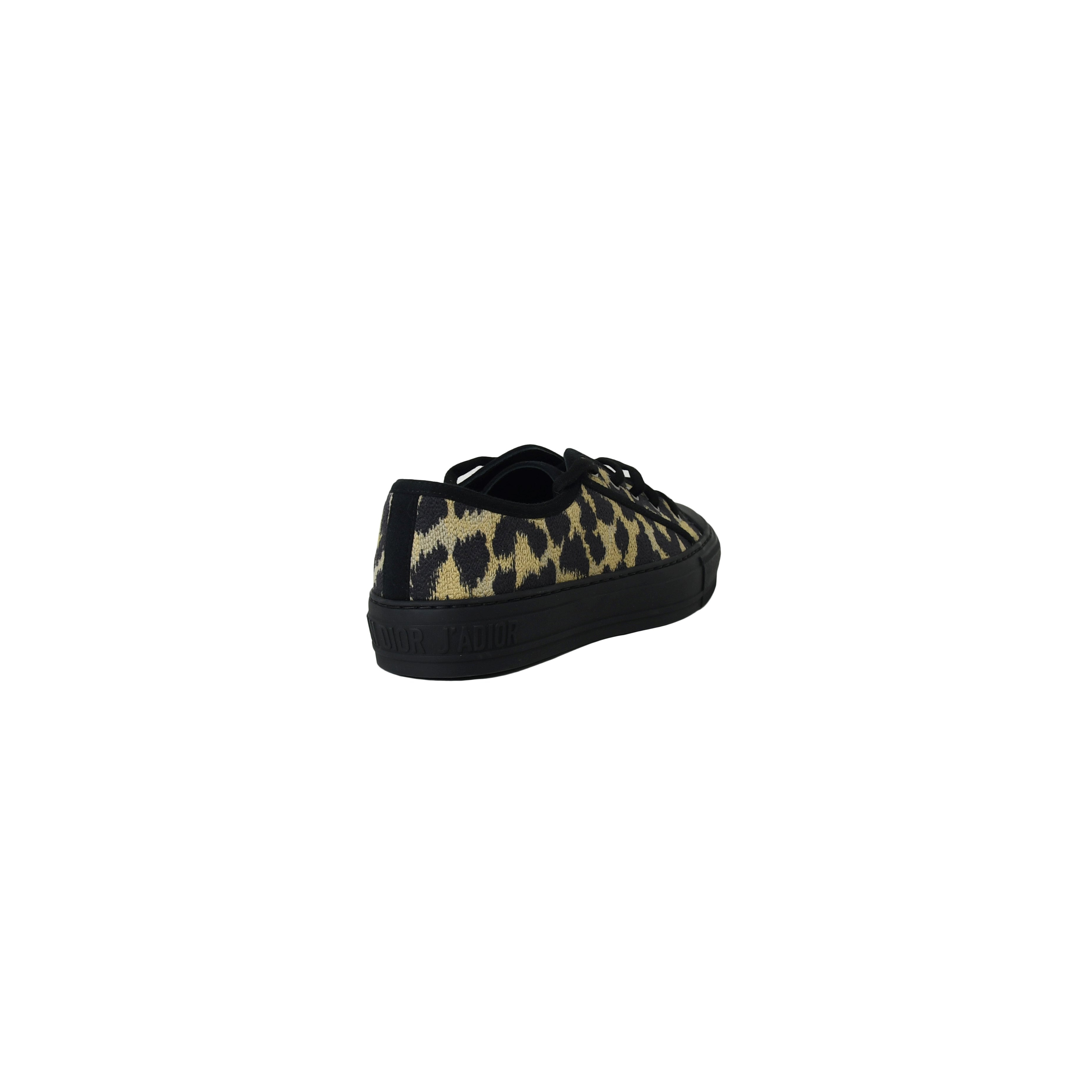 Dior D Leopard Cotto Walk N Dior Sneakers Natural - 3