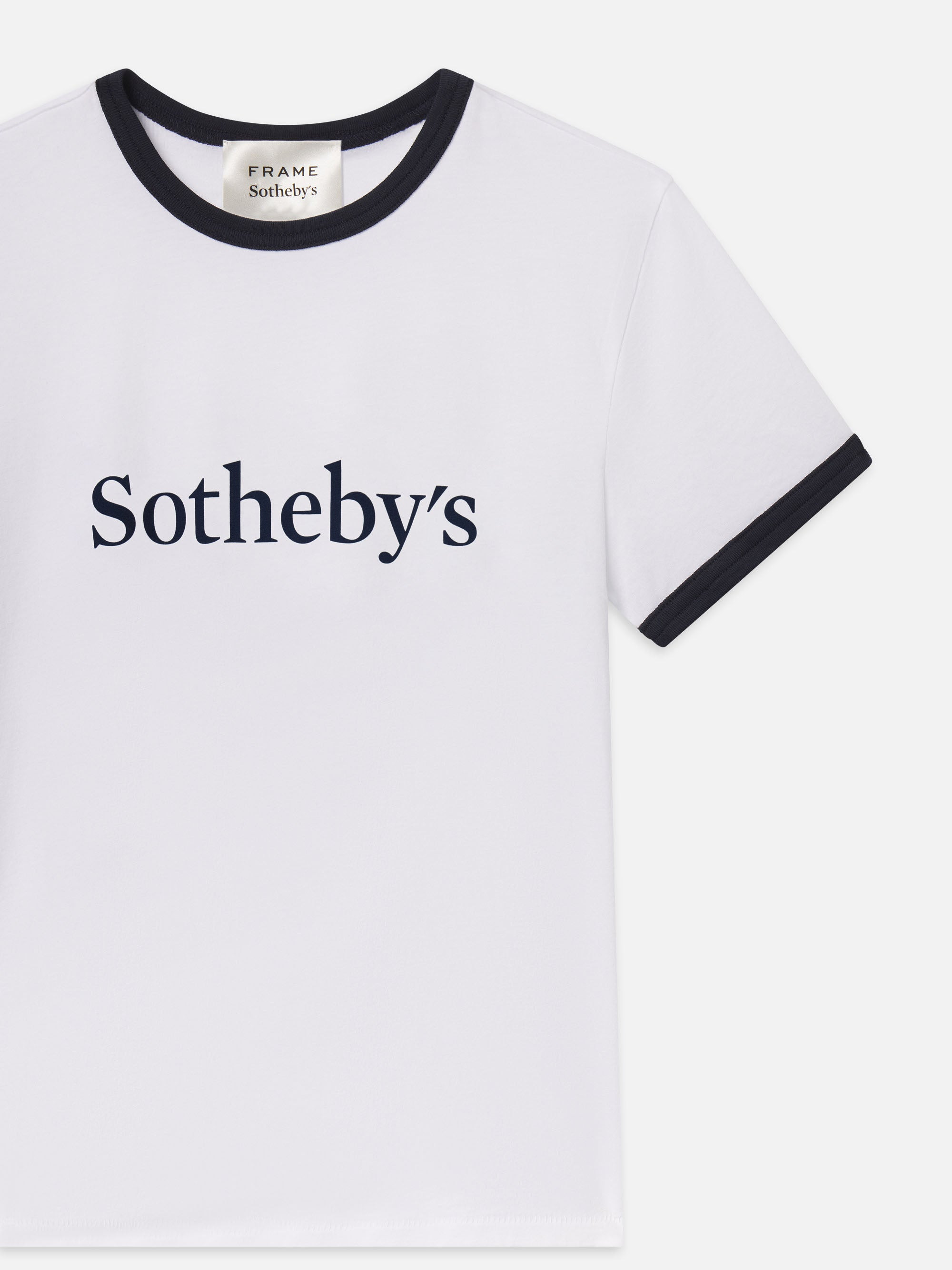 Sotheby’s Women's Ringer Baby Tee in White Multi - 4