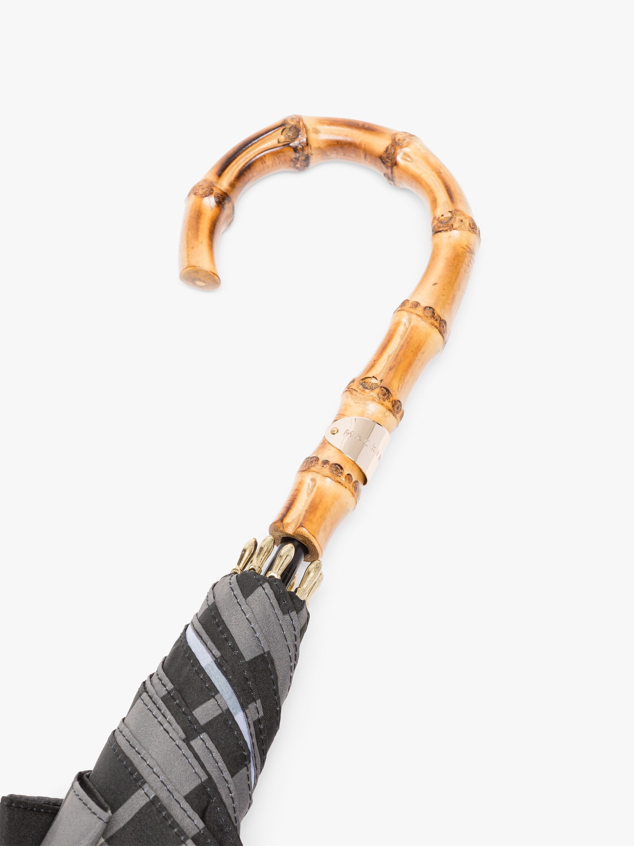 HERIOT CHECK STICK UMBRELLA - 3