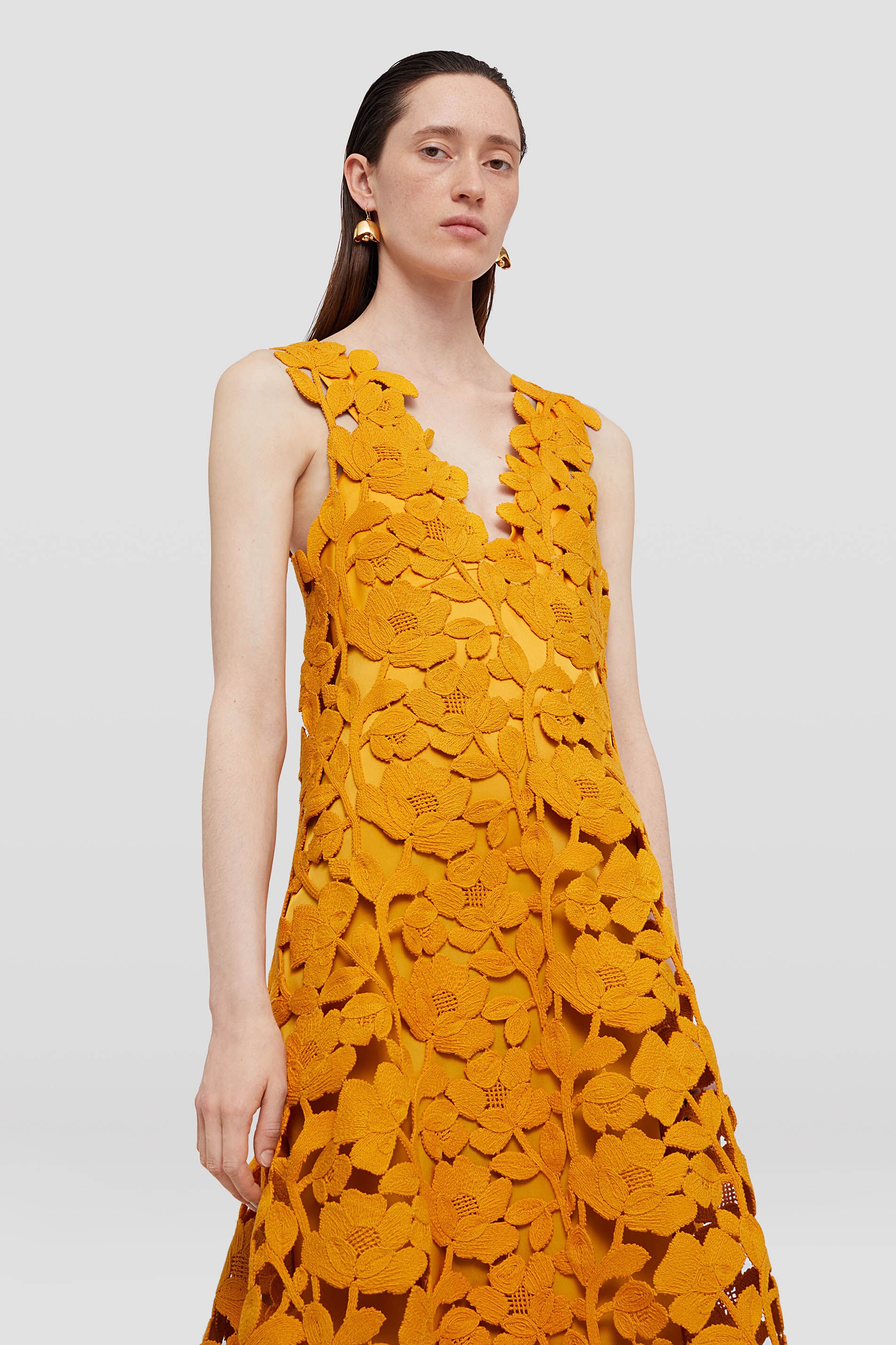 Embroidered Dress - 5