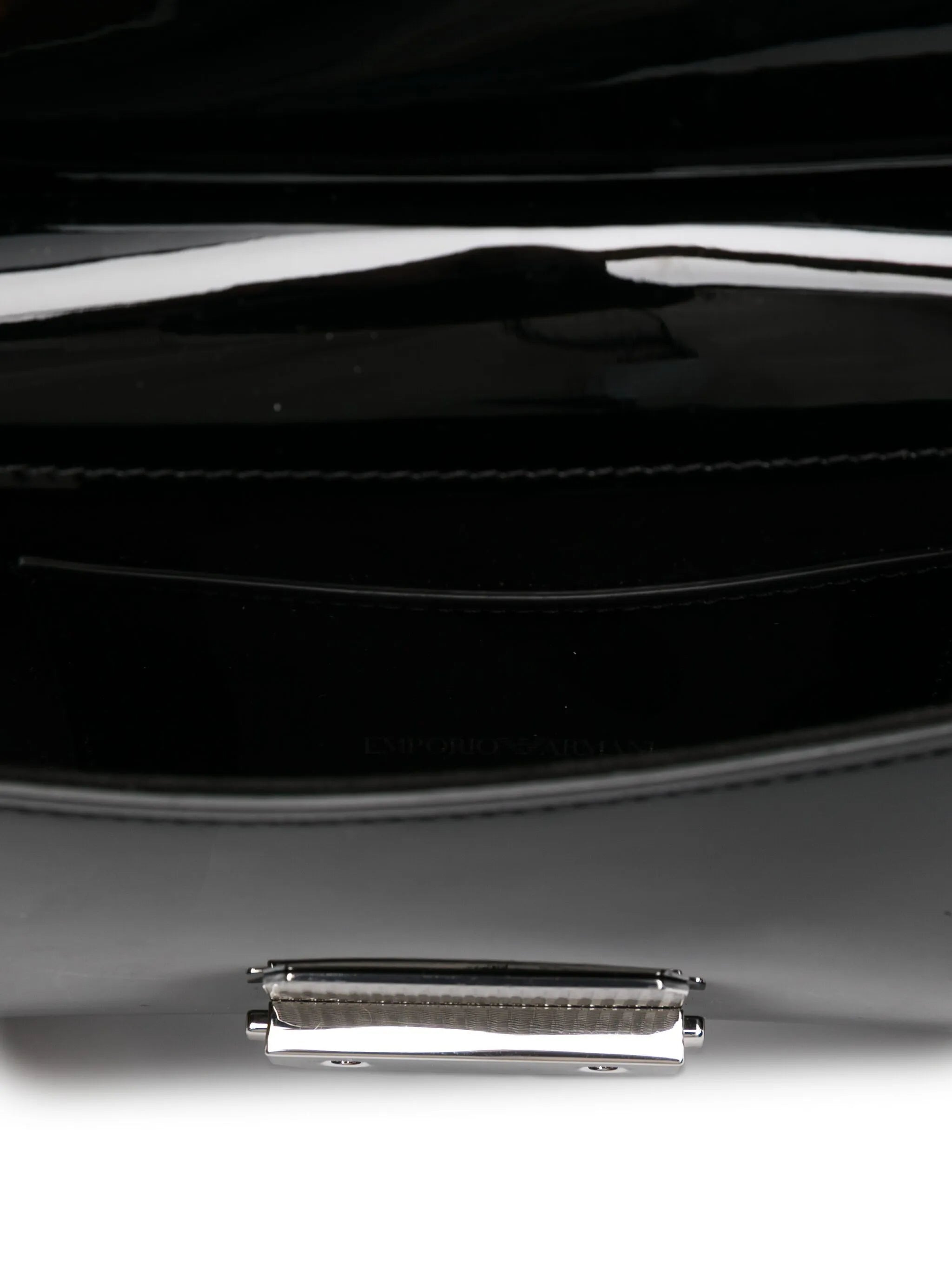 Emporio Armani Patent-leather Flap Bag - 3