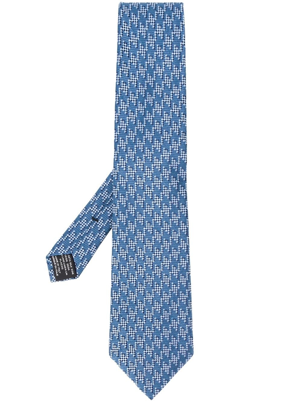 jacquard-knit tie - 1