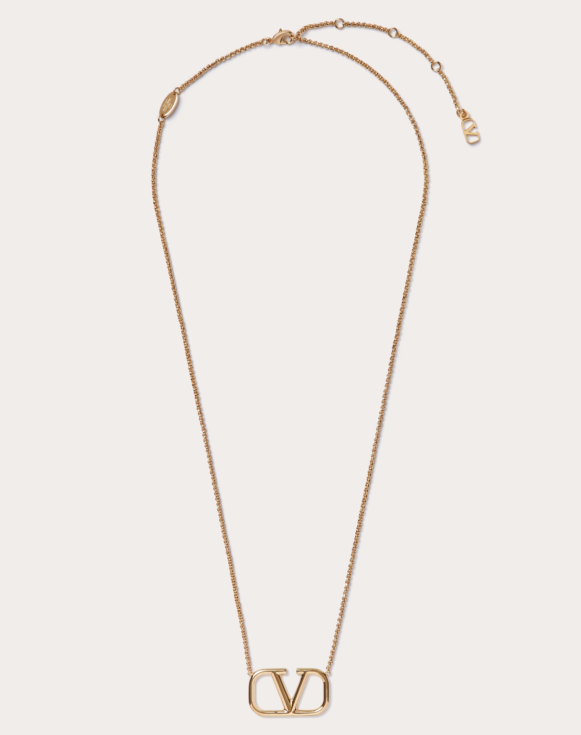 VLOGO SIGNATURE METAL NECKLACE - 1