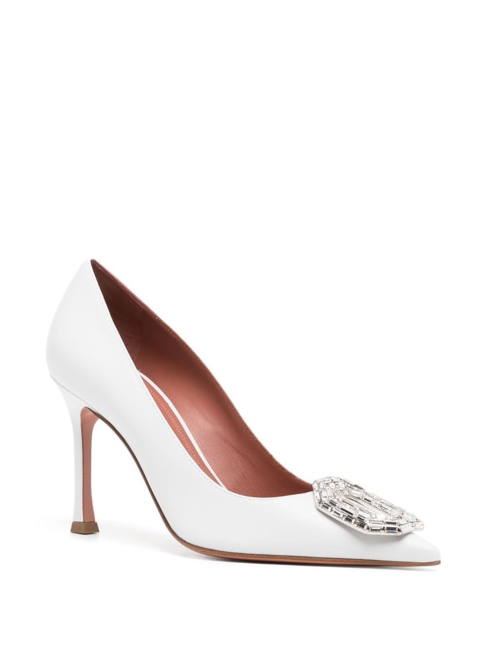 Camelia 90mm crystal-embellished pumps - 2