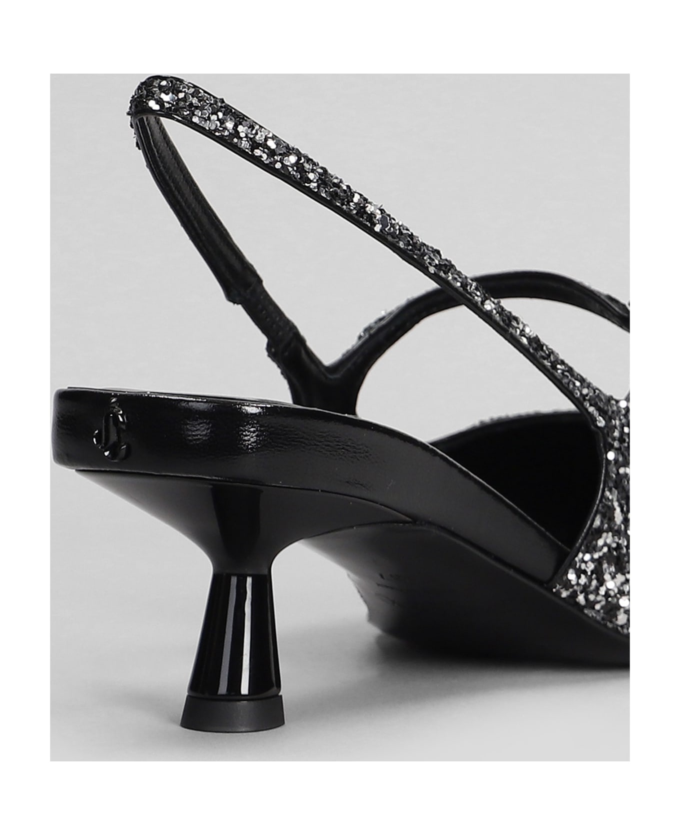 Didi 45 Pumps In Black Glitter - 5