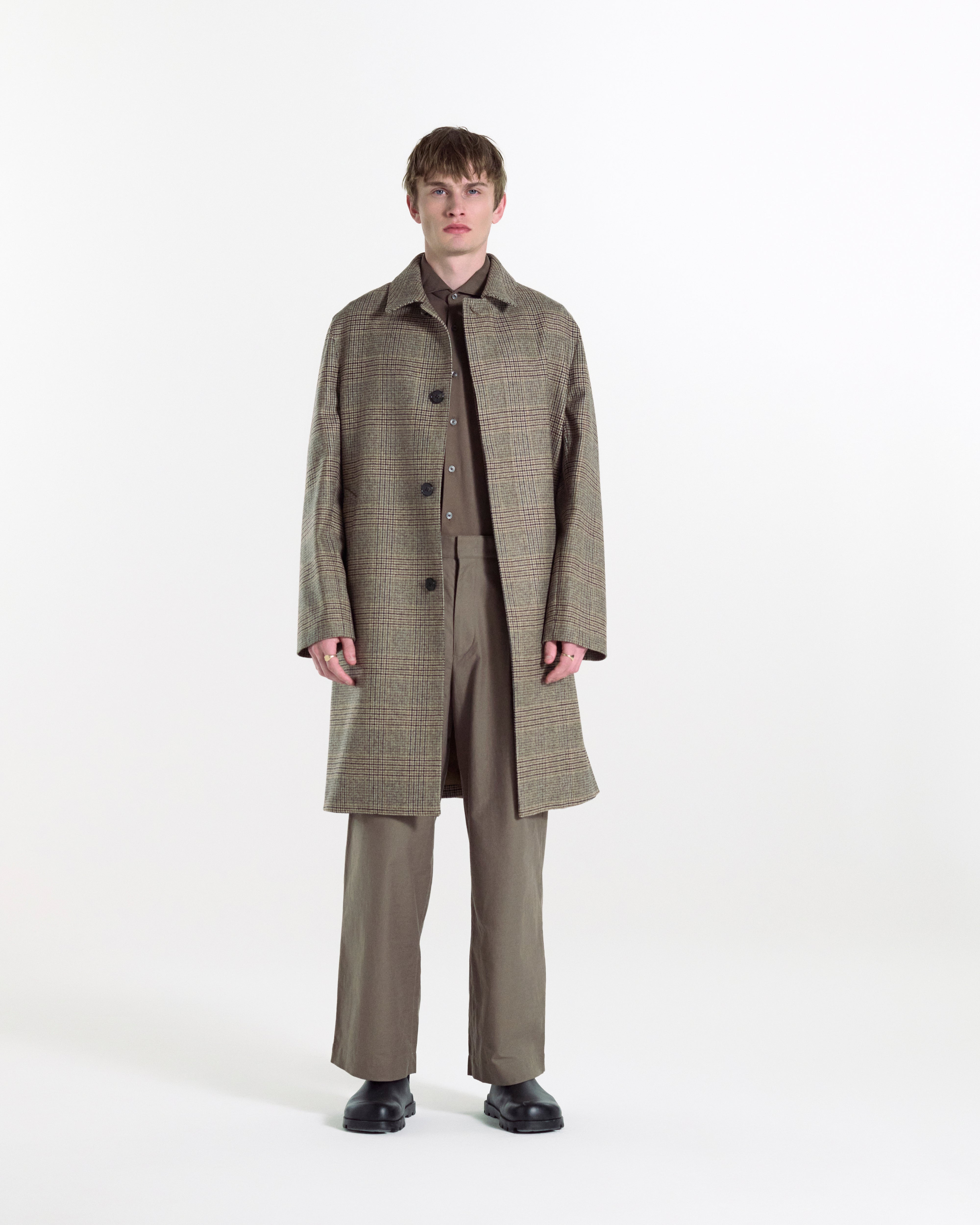 Dunkeld Glencheck Wool Coat - 3