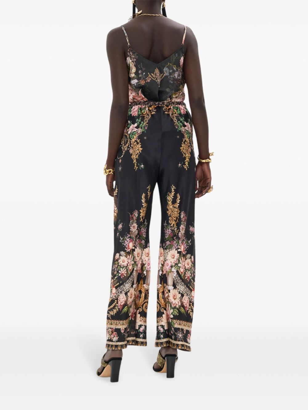 graphic-print trousers - 4
