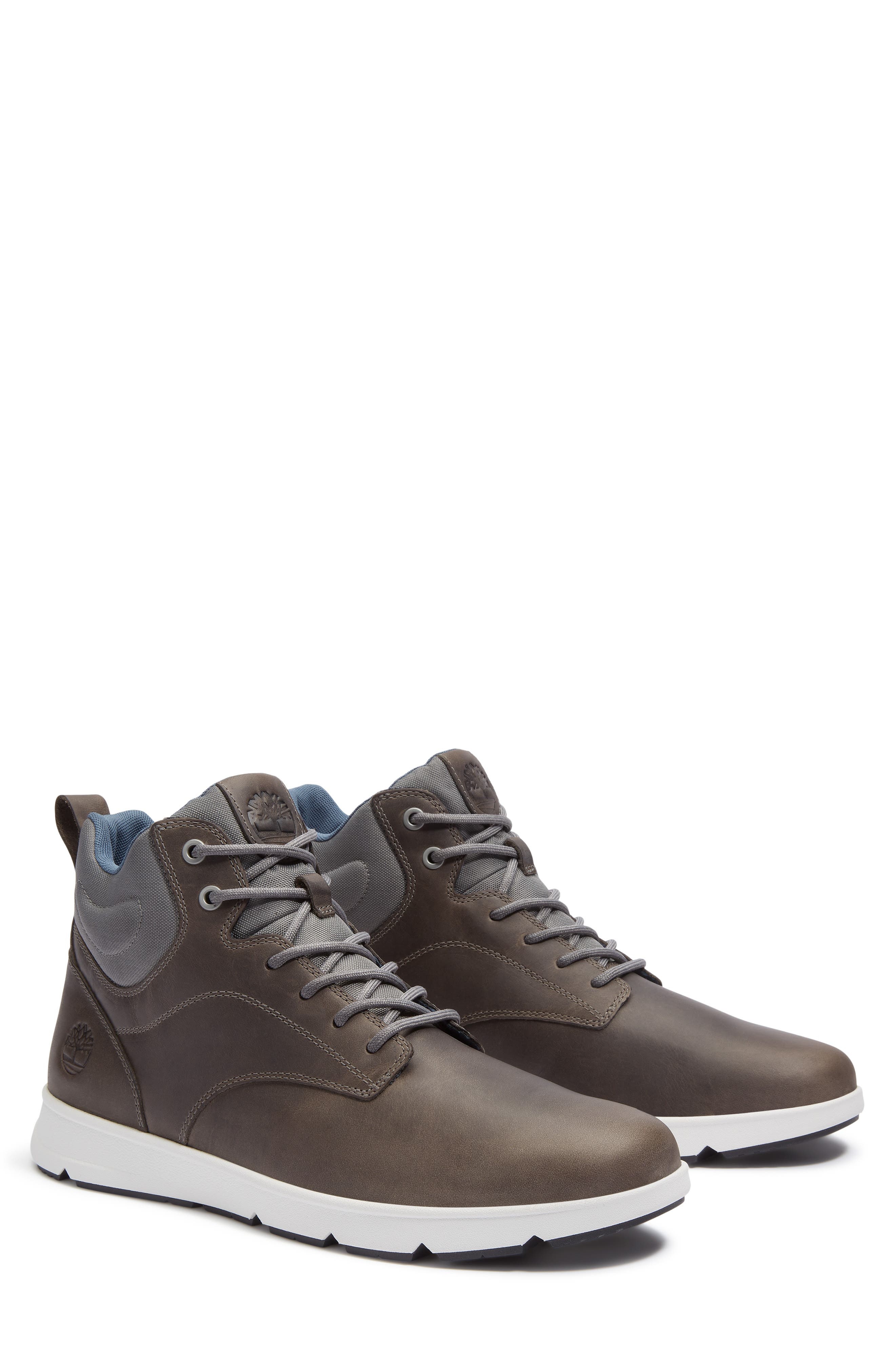 Timberland Parker Street High Top Sneaker in Dark Grey Full Grain at Nordstrom - 8