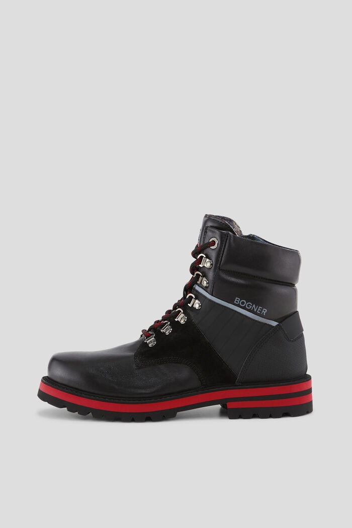 Courchevel Mid-calf boots in Black/Red - 1
