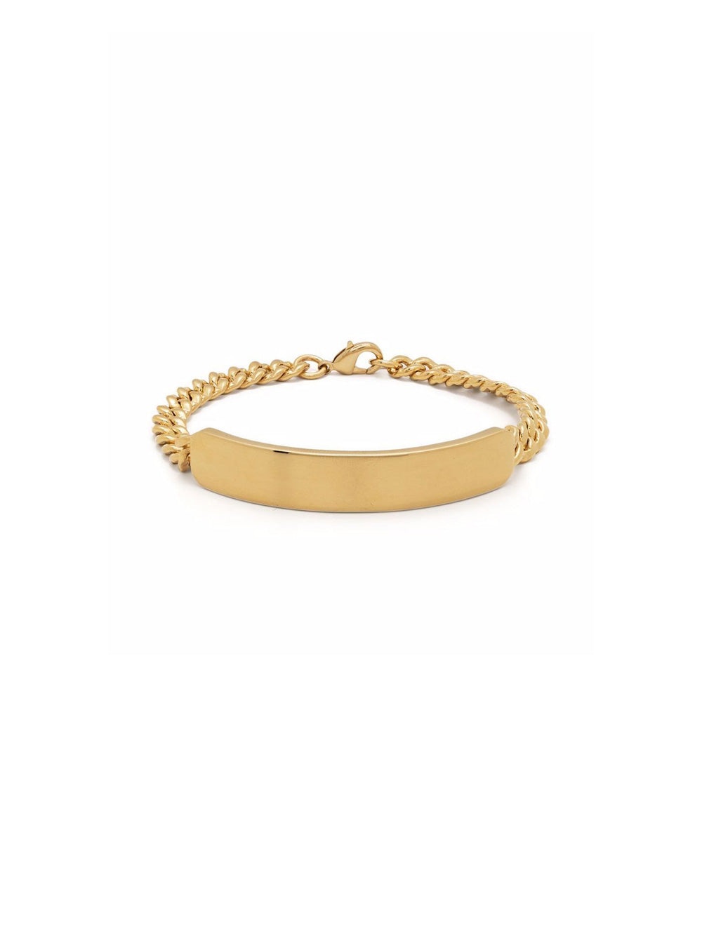 Gold Darwin Gourmette Chain Bracelet - 1