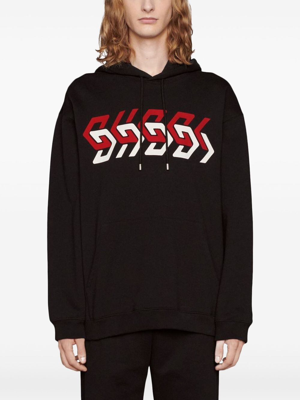 Gucci-mirror cotton hoodie - 3