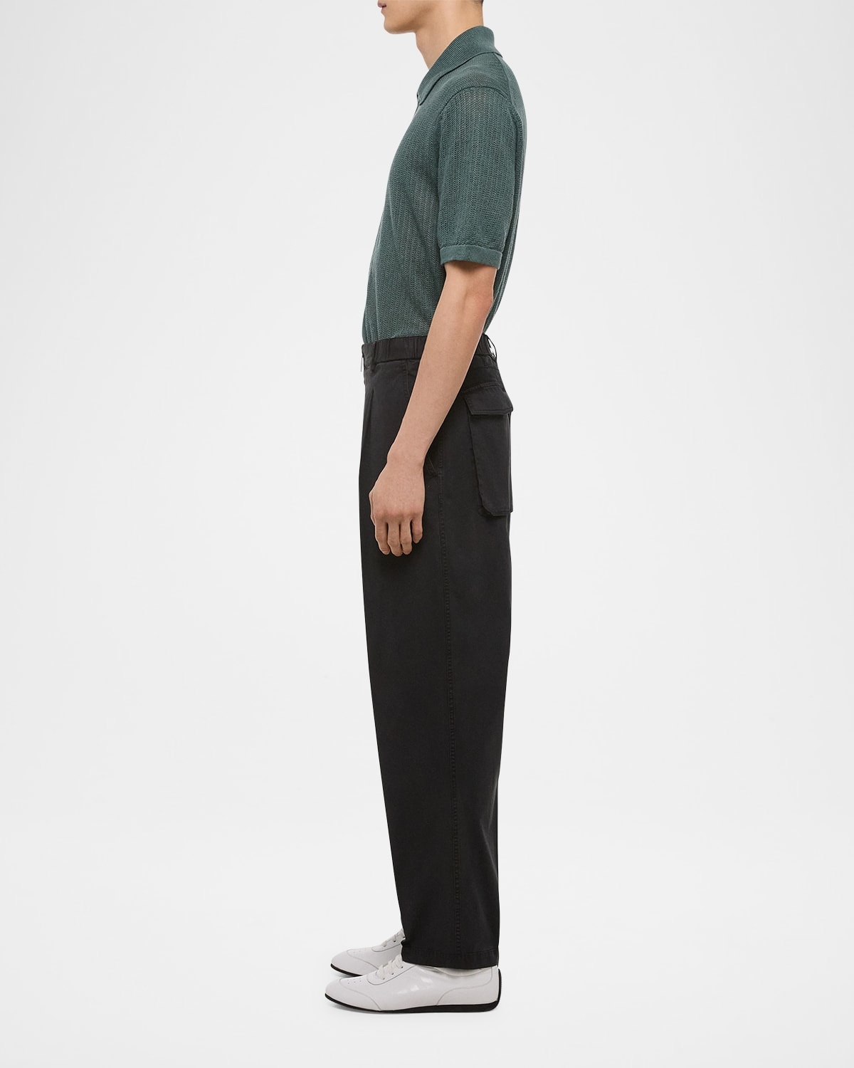 Men's Pleated Loose Fit Zoot Pans - 5
