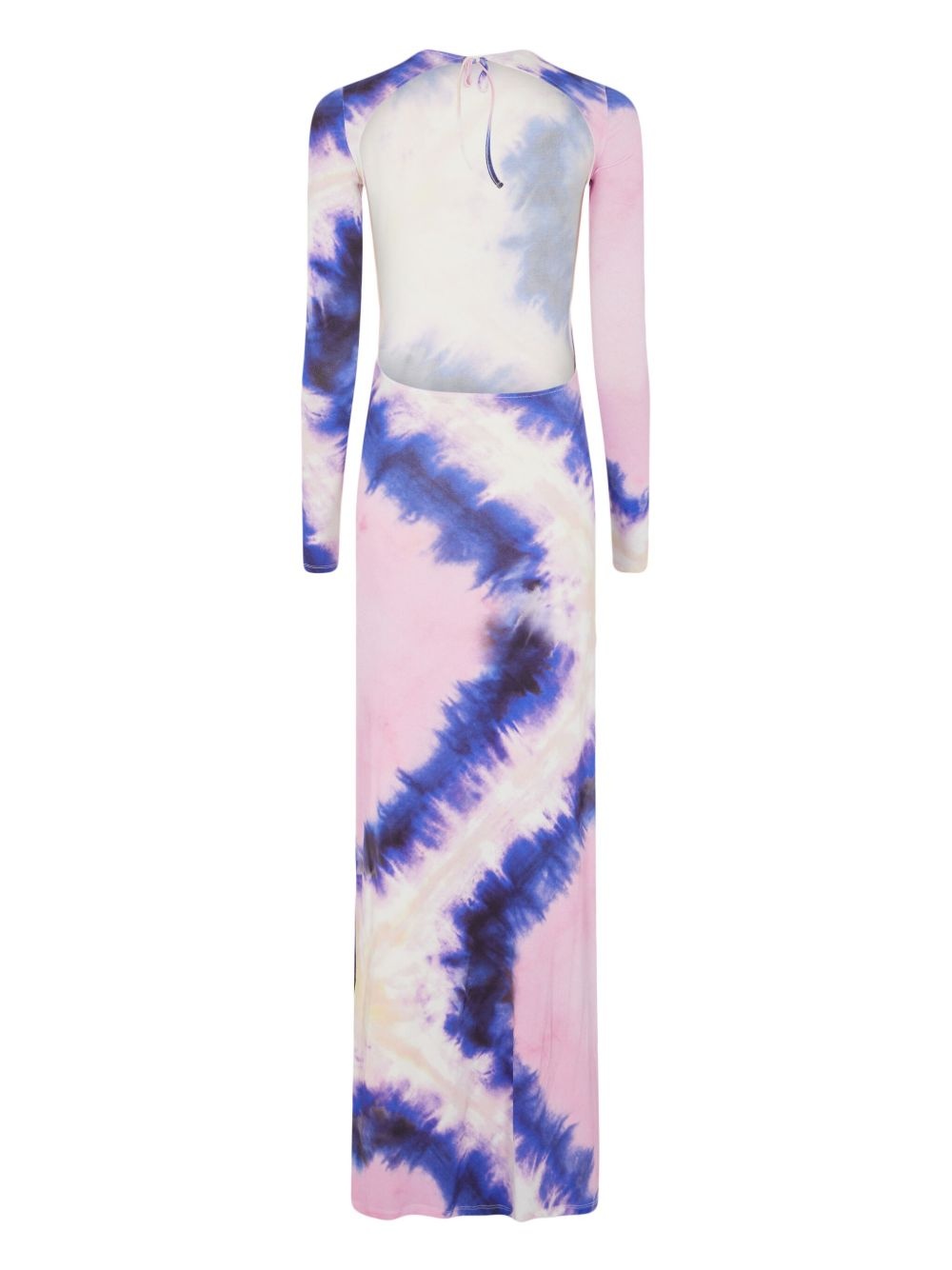 tie-dye print dress - 7