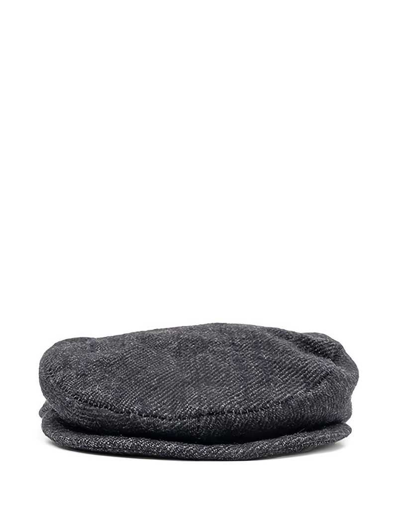 Forme D'Expression herringbone newsboy cap outlook