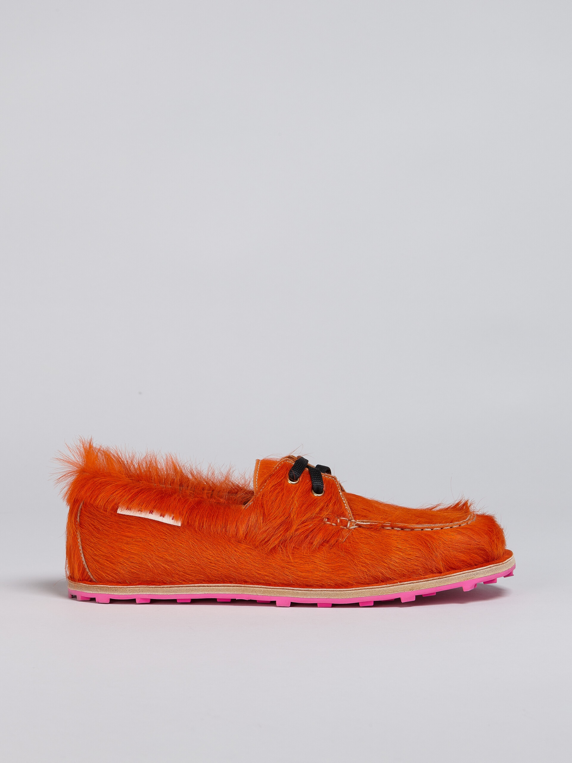 CALF HAIR DERBY LACE-UP - 1
